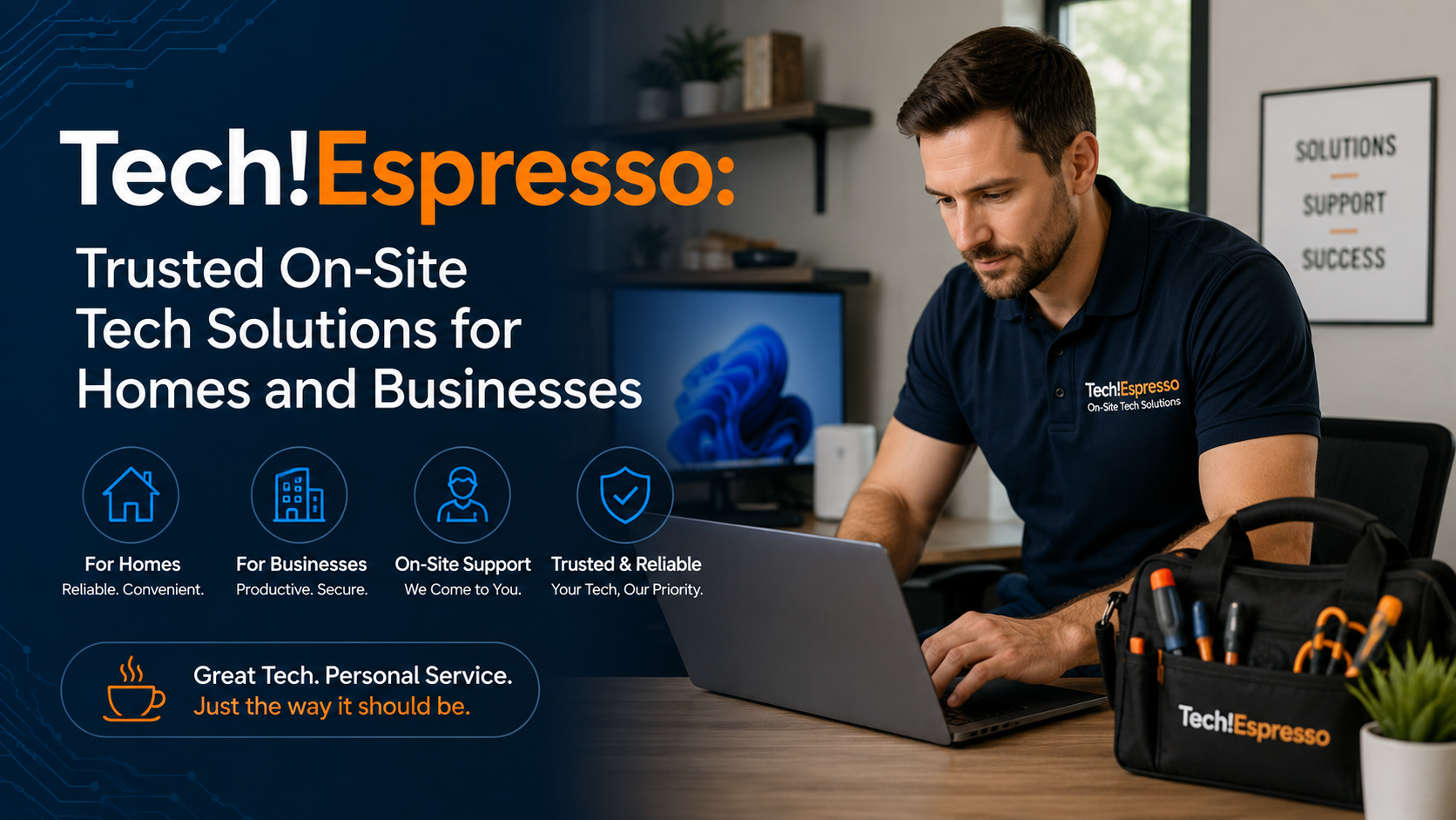 Tech!Espresso: Trusted On-Site Tech Solutions for Homes and Businesses