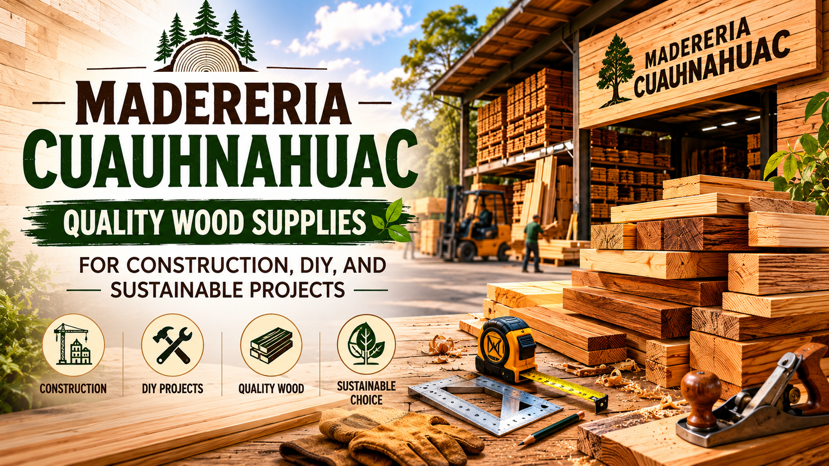Madereria Cuauhnahuac: Quality Wood Supplies for Construction, DIY, and Sustainable Projects